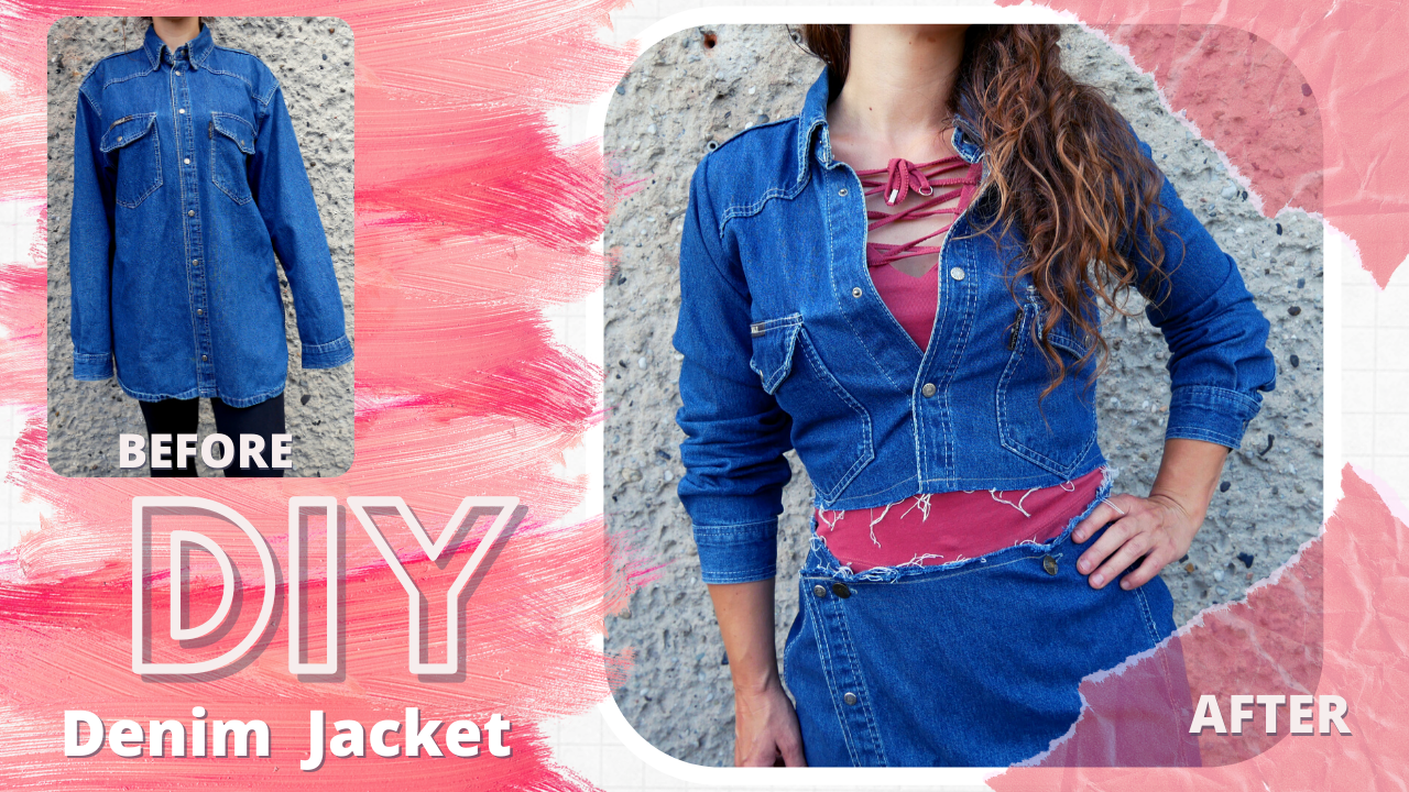 Diy denim jacket from old jeans hotsell